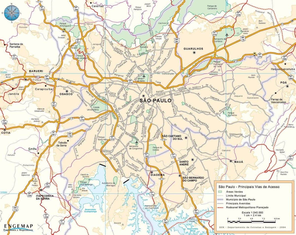 xəritə San Paulo