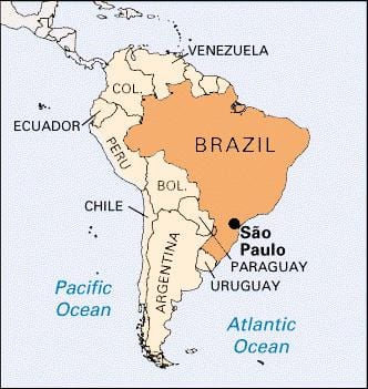 xəritə San Paulo