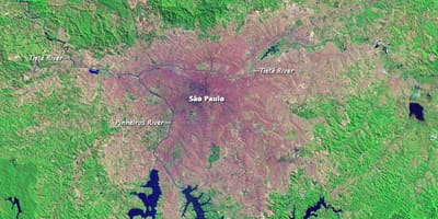 San-Paulo topoqrafik xəritə